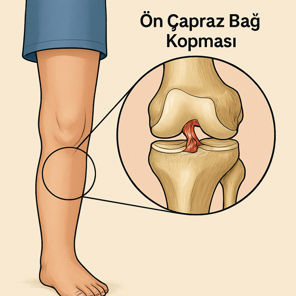 çocuklarda ön çapraz bağ yırtığı