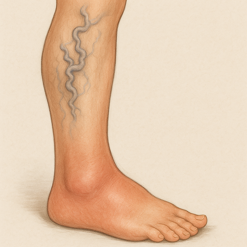 dolaşım bozukluğu ayak bileğinde ödem