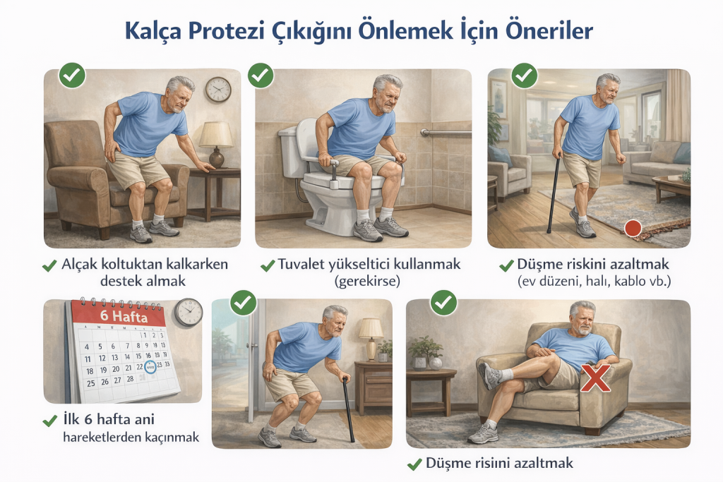 kalça protezi çıkığı